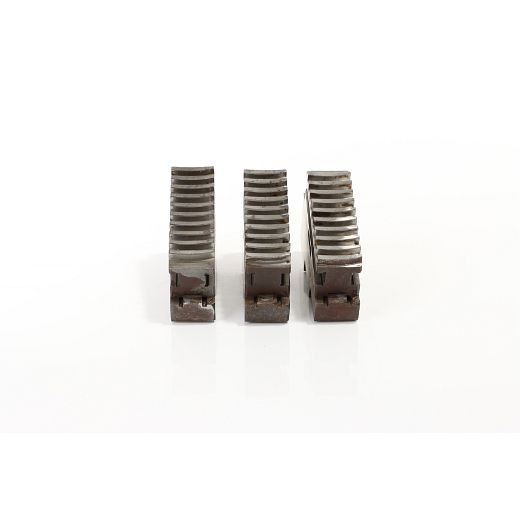 ELMAG zachte blokbekken (1 set = 3 stuks) voor drieklauwige klauwplaten Ø 315 mm (originele serie Industrie 330/400), 9808400