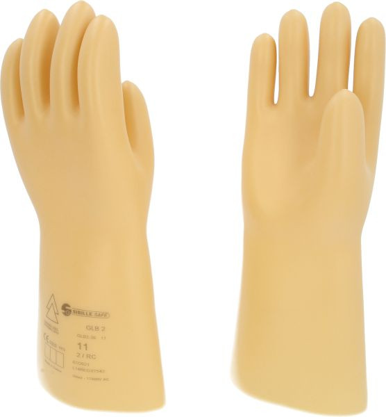 KS Tools Elektriciensbeschermhandschoen met beschermende isolatie, maat 11, klasse 2, wit, 117.0058