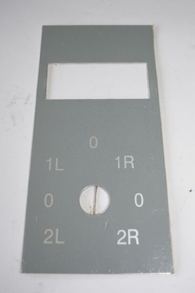 ELMAG frontplaat voor schakelaarbehuizing, voor GBM 3/25 TN + SN, 9802091
