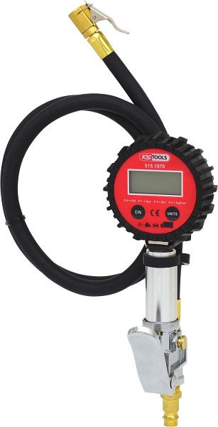 KS Tools Digitale perslucht bandenspanningsmeter, 0-14bar, 515.1970