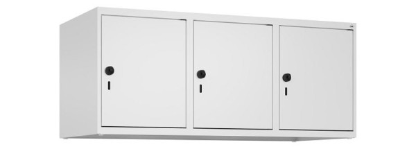 C+P kastopzet Classic PLUS, bovenkast, 9016/9016, veiligheidsdraaisluiting, 500x1200x500mm, 3 vakken, 080090-32 S10014