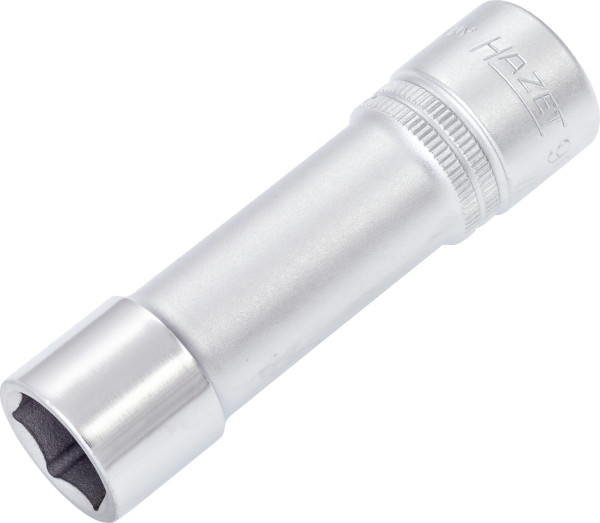 Hazet dop, zeskant, hol vierkant 12,5 mm (1/2"), 16 mm, lang type met karteling, 900LG-16