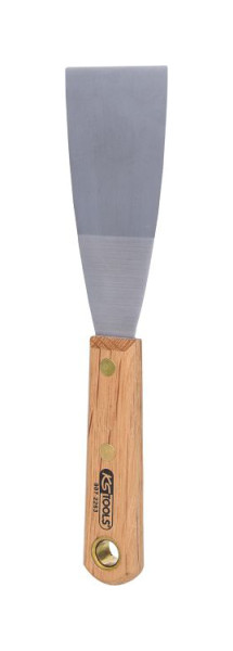KS Tools roestvrijstalen spatel, 50 mm, met houten handvat, 907.2263