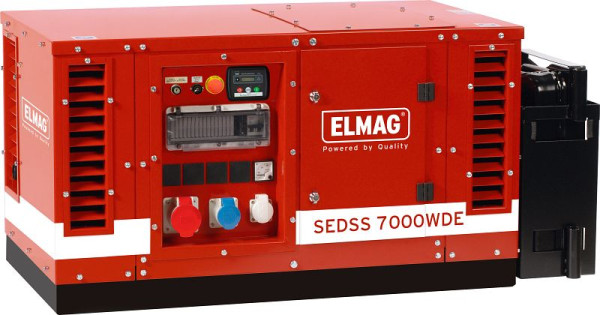 ELMAG stroomgenerator SEDSS 7000WDE, met HATZ motor 1B40 (geluiddicht), 53226