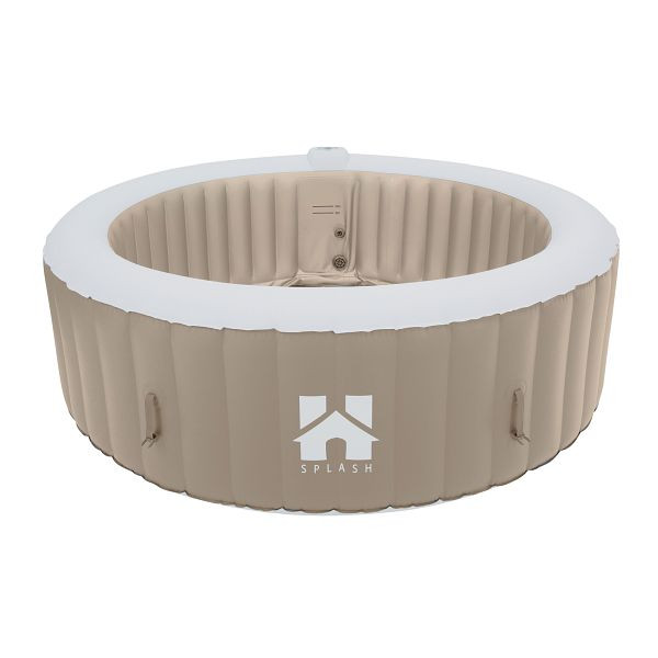 HOME DELUXE buitenwhirlpool SPLASH - beige - 6 personen, 48031
