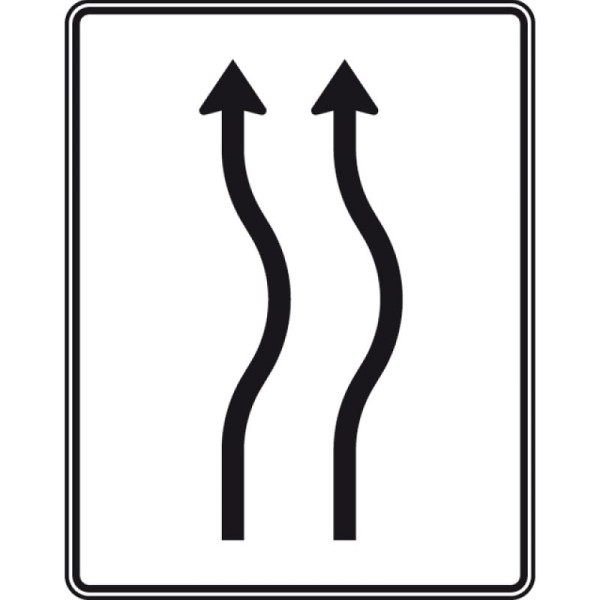Stone HGS zwenkbord, korte draai zonder tegenliggers, twee rijstroken naar rechts, nr. 513-21, RA1/vlakke vorm 3mm, zonder afstandsinformatie, 1600x1250mm, 513-21-113