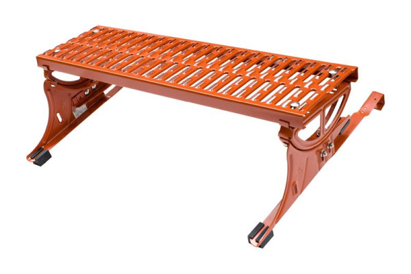 HYMER-loopvlakset volgens Euronorm DIN EN 516, RAL 8004 steenrood, rooster 800 x 250 mm, 008928
