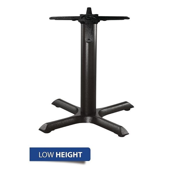 Bolero tafelvoet met stervoet gietijzer 48cm hoog, GH445