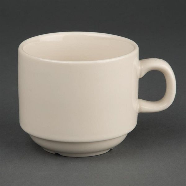 Olympia Ivory stapelbare theekopjes 21,3cl, VE: 12 stuks, U106