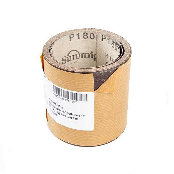 Holzmann schuurpapier op rol van 5m K180, SLWK180