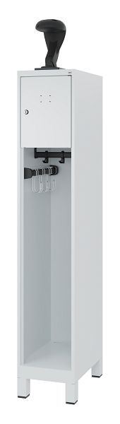 C+P Evolo brandweerkast, model YOUNGSTER, 1 compartiment, H1530B300T500 mm, Lichtgra, 0490015-10 S10012