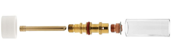 ELMAG TIG gaslens accessoireset - transparant (5 stuks), 2,4 mm voor SR 17-18-26, 59430