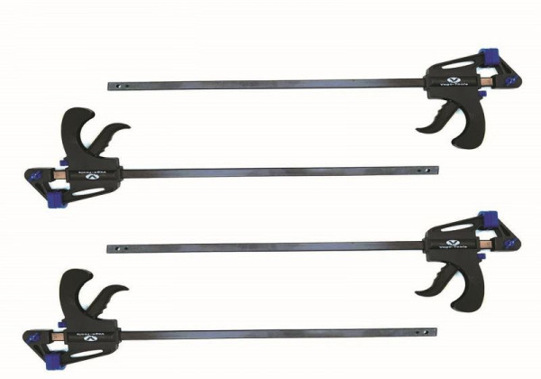 VaGo-Tools snelspanklem 600 mm eenhandsklem klemklem schroefklem, VE: 4 stuks, 250-600x4_rv