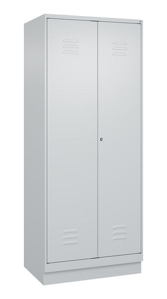 C+P multifunctionele kast Classic PLUS, was-/combinatiekast, onderkast, 2 vakken, 1950x800x500mm, 7035/7035, cilinderslot, 080620-22 S10024