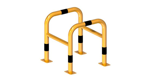 Schaakbeschermingsbalk voor kolommen, breedte: 600 mm, diepte: 600 mm, hoogte: 650 mm, voor plugbevestiging, 465_066PBG