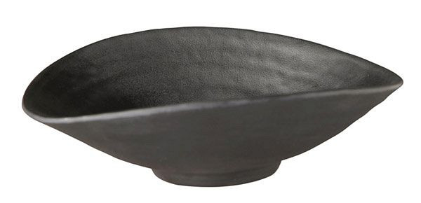 APS schaal -ZEN-, 17,5 x 15,5 cm, hoogte: 5,5 cm, melamine, zwart, stone look, 0,2 liter, 83724