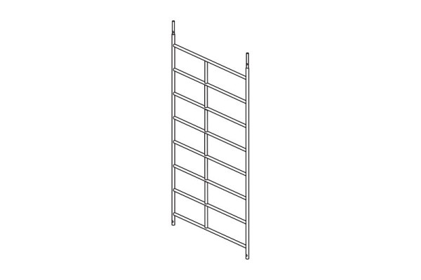 HYMER framedeel met 8 sporten, lengte 2,15 m, breedte 1,50 m, 607322