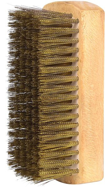 KS Tools BRONZEplus borstel, tinbronsdraad, gegolfd, 125 mm, 963.9580