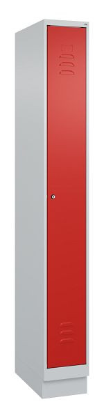 C+P luierkluis Classic PLUS, basis, 1950x250x500mm, 7035/3020, cilinderslot, 080020-19 S10017