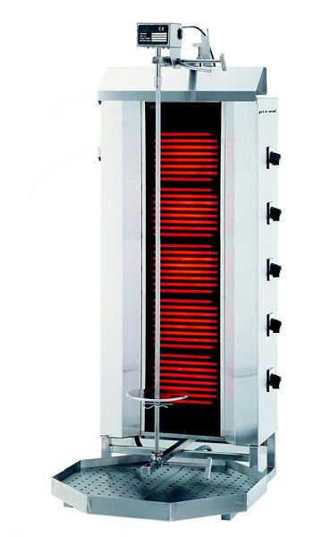 gel-o-mat Elektrischer Gyros-/ Kebab-Grill, Modell GLG232, Kapazität 80 kg, GLG232