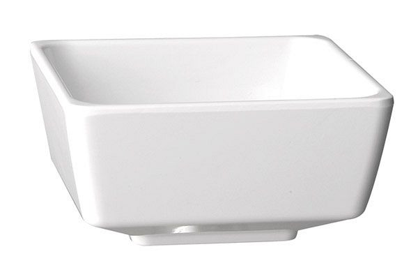 APS schaal -FLOAT-, 12,5 x 12,5 cm, hoogte: 6 cm, melamine, wit, 0,5 l, 83914
