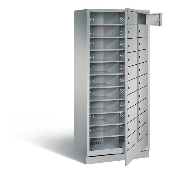 C+P wasautomaat Evolo, H1800xW810xD500mm, kleur: wit aluminium, 48160-210 S10106