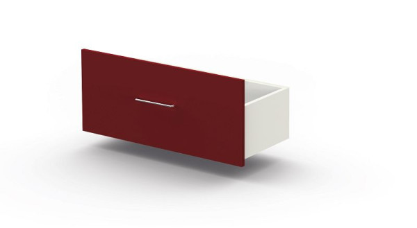 Kerkmann laden, 1 OH, Artline, B 750 x D 330 x H 340 mm, rood, 13735919