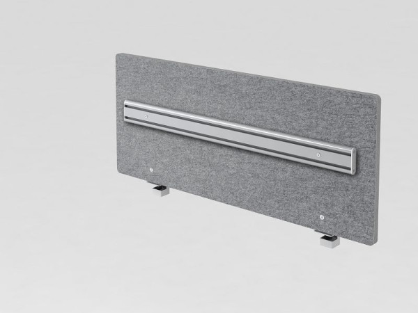 Hammerbacher akoestische ORGA wand 120cm, grijs gevlekt, 119,5x2,7/5x50 cm (BxDxH), VARO12/5