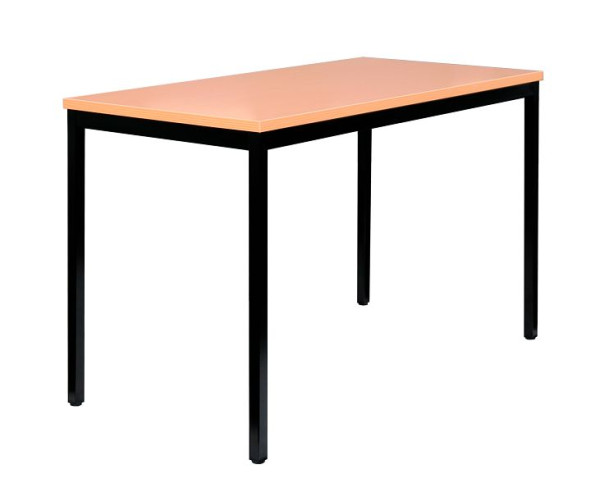 Lüllmann vergadertafel, 750 x 1200 x 600 mm, gitzwart/beukendecor, 331021