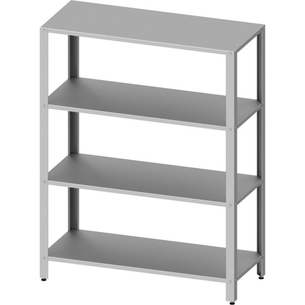 Stalgast plank ECO met gladde planken 800x500x1800 mm, zelf te monteren (AISI201), DRL08560