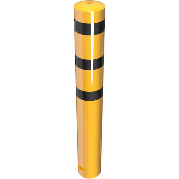 Stein HGS HGS stalen buispaal/stambeveiligingspaal -Bollard-, 2000mm, voor inzetting in beton, zonder ogen, met gelaste stalen kap, 14695bg01