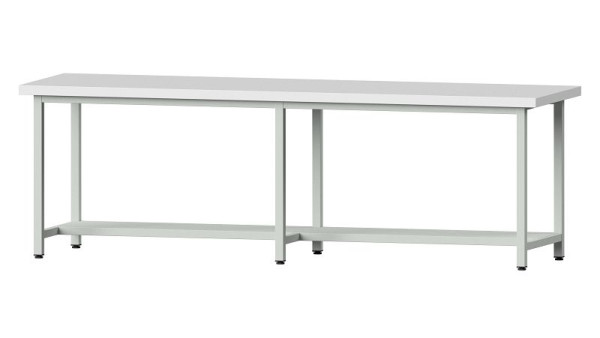 ANKE werkbanken werktafel, model 191, 2800 x 800 x 900 mm, RAL 7035, KSP 50 mm, 401.455