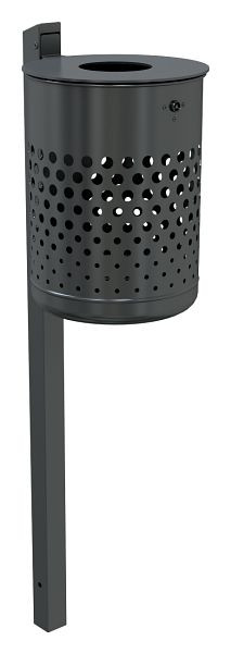 Schake afvalcontainer 50l met afdekplaat, Ø 360mm hoogte 440mm, 4034B