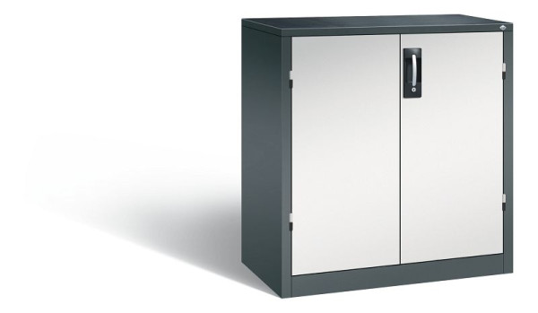 C+P gereedschapskast Acurado, H1000xW930xD500mm, kleur: antracietgrijs/lichtgrijs, verzonken handgreep, 8821-5035 S10102