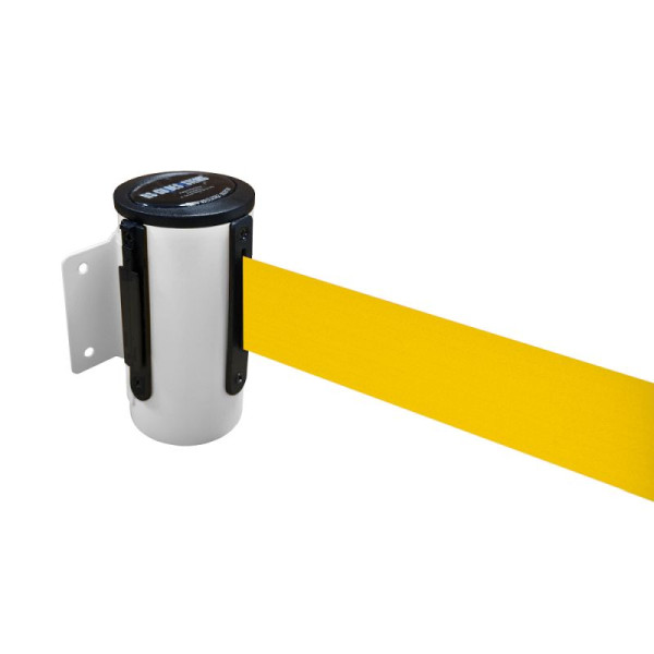 Stein HGS HGS wandbandcassette -P-Line Future-, wit, signaalgeel, met magnetisch bandeindstuk, 12850m-1204