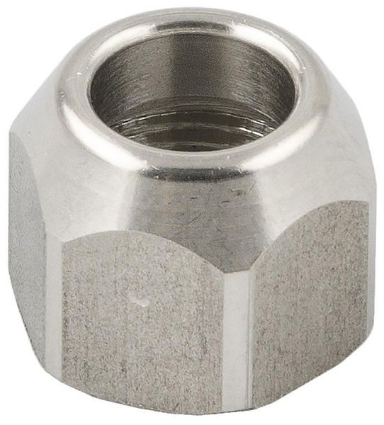 timmer A-ÜM-8/6-M12x1-VA, wartelmoer, materiaal: RVS V4A, VE: 10 stuks, 01010113