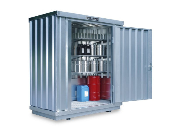 SÄBU SAFE Tank 300 (buiteninstallatie), verzinkt, gemonteerd, 2.100 x 1.440 x 2.300 mm