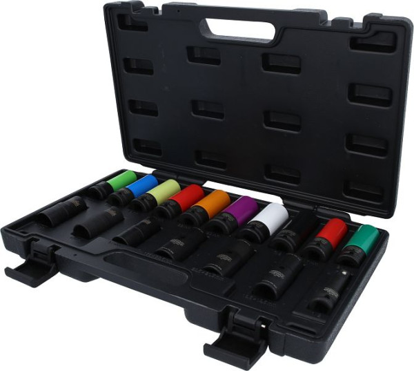 KS Tools 1/2" MASTER speciale slagdoppenset voor wielschroeven, 17-delig, 515.0885