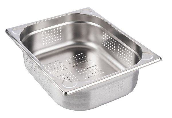 APS GN 1/2 bak, geperforeerd, 32,5 x 26,5 cm, diepte: 100 mm, RVS, 6,5 liter, 81902