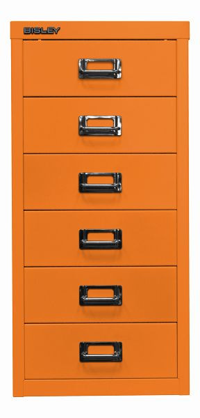 Bisley MultiDrawer™, 29-serie, DIN A4, 6 laden, oranje, L296603