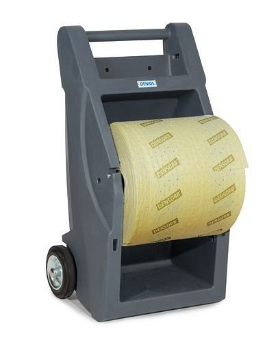 DENIOS mobiele dispenser voor het binden van fleeces en poetsdoeken, 251-113