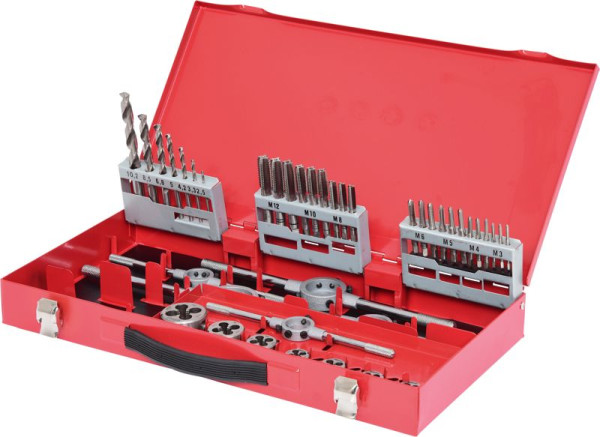 KS Tools HSS-draadsnijgereedschapset, 44-delig, 331.0644