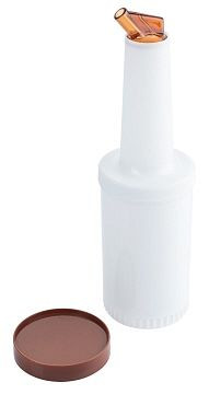 Contacto mix-/voorraadcontainer 1 l schenktuit en deksel: BRAUN, 5843/101