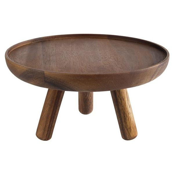 APS buffetstandaard -ACACIA-, Ø 20 cm, hoogte: 10,5 cm, acaciahout, 15620