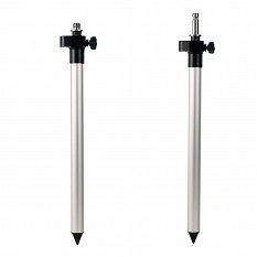 NESTLE prismastok Midi schroefklem, schokdempend, 50-80cm, waterpas, 5/8" aansluitschroefdraad, 14002000