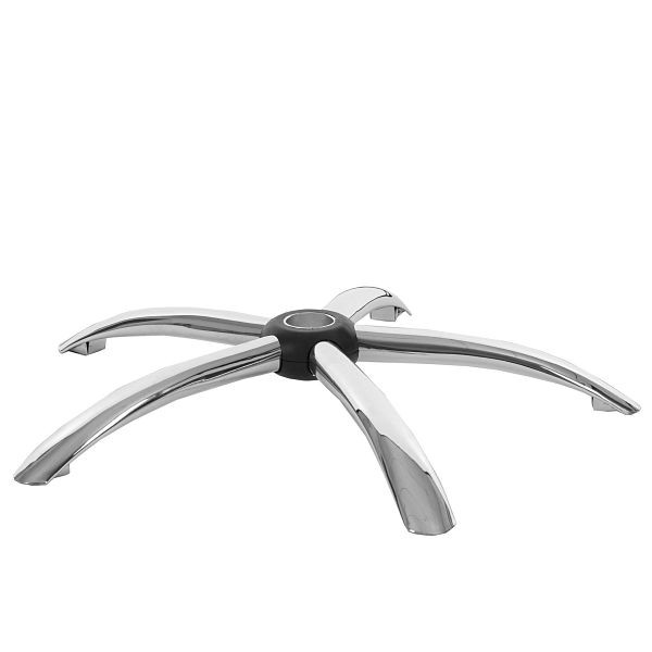 Mendler onderstel 65cm, bureaustoel, bureaustoel, directiestoel, chroom gat Ø5cm, 45425