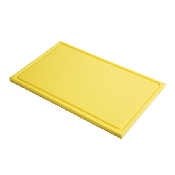 Gastro M snijplank met sapgroef GN1/2 geel, GN321