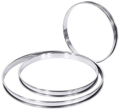 Contacto taartbodemring, plat 8 cm, 692/080