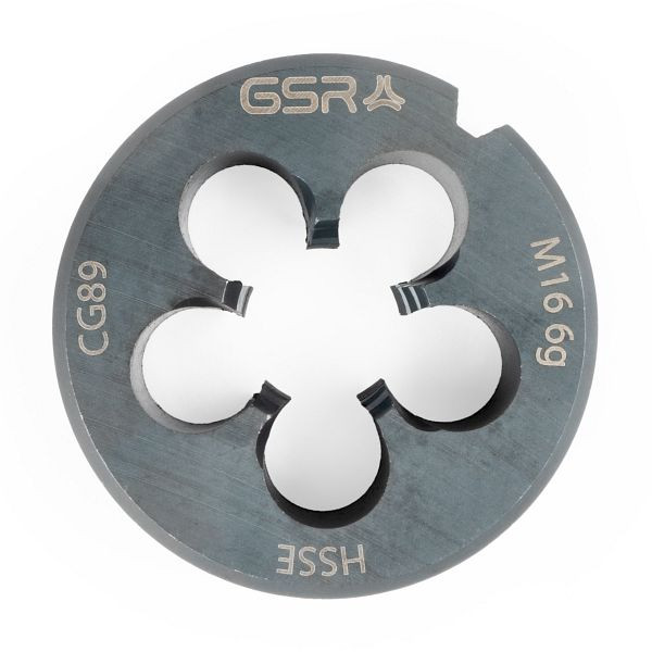 GSR-matrijs DIN EN 22568 (DIN 223) metrische draad rechts HSSE-VAP M 16, 00409270