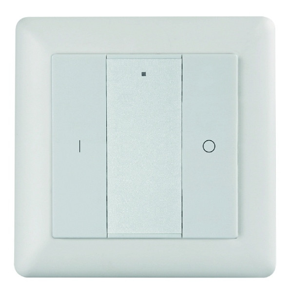 rutec Projekt draadloze muurknop 1 kanaals draadloze muurknop 1 ZONE monochroom, PHZ570